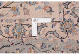 Tappeto Kashan Floreale Avorio Verde Salvia 285x395 Cm
