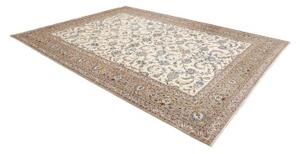 Tappeto Kashan Floreale Avorio Blu 267x365 Cm