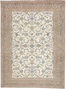 Tappeto Kashan Floreale Avorio Blu 267x365 Cm