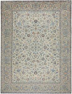 Tappeto Kashan Floreale Becco Di Oca Blu 300x394 Cm