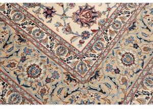 Tappeto Kashan Floreale Avorio Blu 300x404 Cm