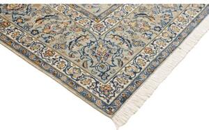 Tappeto Kashan Floreale Becco Di Oca Blu 300x394 Cm