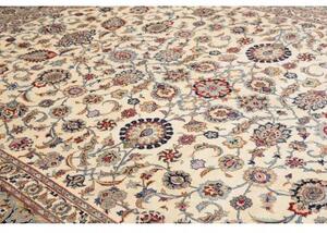 Tappeto Kashan Floreale Avorio Blu 300x404 Cm