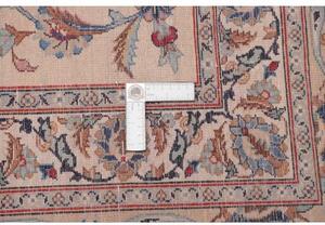 Tappeto Kashan Floreale Avorio Blu 300x404 Cm