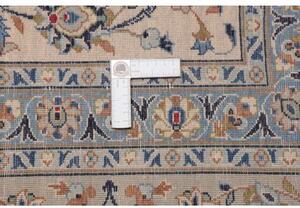 Tappeto Kashan Floreale Avorio Blu 308x410 Cm