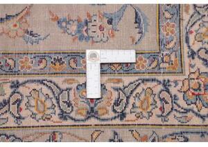 Tappeto Kashan Floreale Becco Di Oca Blu 300x394 Cm