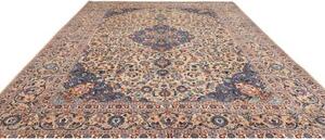 Tappeto Kashmar Medaglione Floreale Beige Blu 300x375 Cm