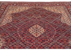 Tappeto Sarough Stilizzato Rosso Scuro Avorio 247x340 Cm