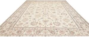 Tappeto Kashmar Floreale Avorio Grigio Chiaro 298x400 Cm