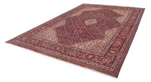 Tappeto Sarough Stilizzato Rosso Scuro Avorio 247x340 Cm