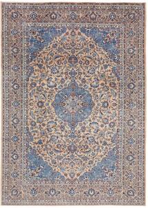 Tappeto Kashmar Medaglione Floreale Beige Blu 250x350 Cm