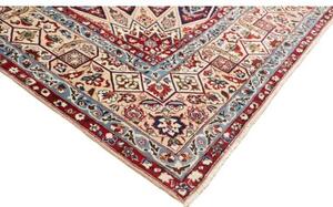 Tappeto Kashan Stilizzato Blu Notte Avorio 310x410 Cm