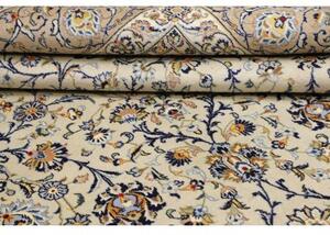 Tappeto Kashan Floreale Avorio Beige 285x410 Cm