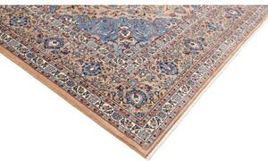 Tappeto Kashmar Medaglione Floreale Beige Blu 250x350 Cm