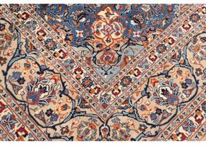 Tappeto Kashmar Medaglione Floreale Beige Blu 300x375 Cm