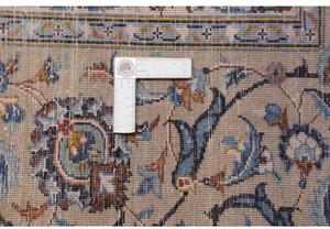 Tappeto Kashan Floreale Beige Azzurro 308x400 Cm