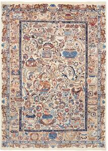 Tappeto Kashmar Figurativo Beige Azzurro 220x320 Cm