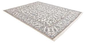 Tappeto Nain Kashmar Floreale Avorio Blu 246x303 Cm