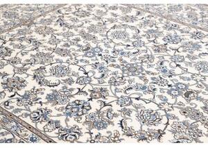 Tappeto Nain Kashmar Floreale Avorio Blu 246x303 Cm