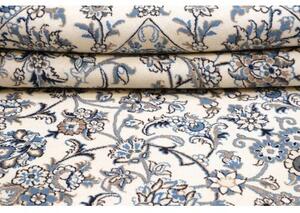 Tappeto Nain Kashmar Floreale Avorio Blu 246x303 Cm