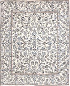 Tappeto Nain Kashmar Floreale Avorio Blu 246x303 Cm
