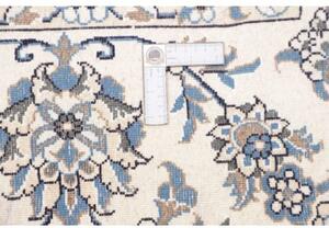Tappeto Nain Kashmar Floreale Avorio Blu 246x303 Cm