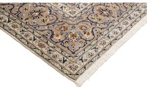 Tappeto Kashan Medaglione Floreale Beige Avorio 295x392 Cm
