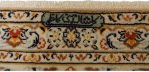 Tappeto Kashan Floreale Avorio Blu Scuro 300x445 Cm