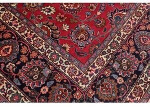 Tappeto Mashad Floreale Rosso Blu Scuro 313x410 Cm