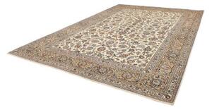Tappeto Kashan Floreale Avorio Blu 285x403 Cm
