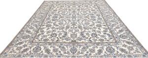 Tappeto Nain Kashmar Floreale Avorio Blu 246x303 Cm
