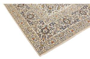 Tappeto Kashan Floreale Avorio Blu Scuro 300x445 Cm