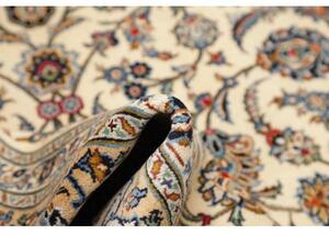 Tappeto Kashan Floreale Avorio Blu 285x403 Cm