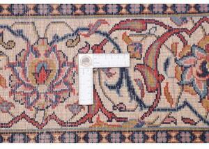 Tappeto Sarough Floreale Rosso Corallo Blu Avio 245x355 Cm