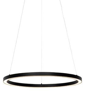 Lampada a sospensione nera 60 cm con LED dimmerabile in 3 fasi - Girello