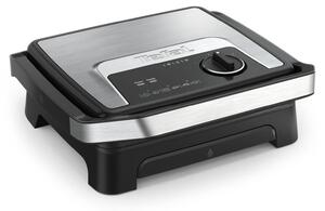 TEFAL Inicio Adjust GC272D10, Nero, Acciaio inox, Rettangolare, Comando rotante, Griglia di cottura, 290 x 260 mm, 1 zona(e)