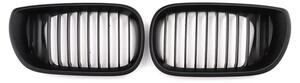 Griglia anteriore - Griglia a forma di rene per la Serie 3 E46 restyling - Berlina 2002–2005 - Nero opaco - ABS - 1 paio