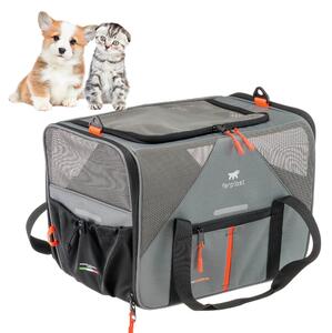 Ferplast Voyager Carrier, trasportino per cani e gatti, max. 15 kg, grigio