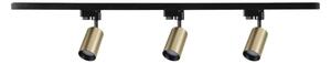 Faretto per sistema a binario MARIBEL 3xGU10/10W/230V oro