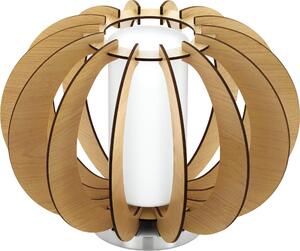 Stellato 1 lampada da tavolo Ø 30cm nichel opaco, acero, bianco