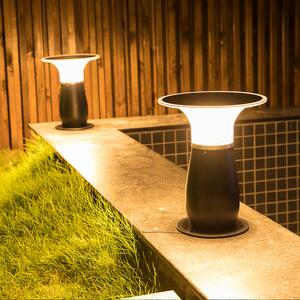Luce solare da giardino 29 cm Lampada solare di potenza Duo Colour Luce da giardino moderna a batteria Luce solare luminosa da esterno