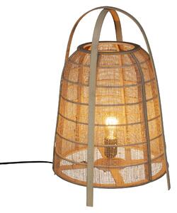Lampada da comodino CARMEN, bambù, altezza 49 cm
