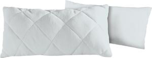 Cuscino Duo 40x80 cm Cuscino imbottito estate/inverno con trapuntatura a rombi