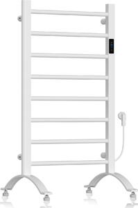 MalTec Bagno Radiatore Radiatore BH200W Asciugamano elettrico Termostato Bianco 80/90*50cm LCD Timer