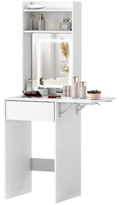 HOMCOM HOMCOM Toeletta con illuminazione LED dimmerabile e specchio