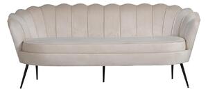 Bel divano 3 persone in velluto beige