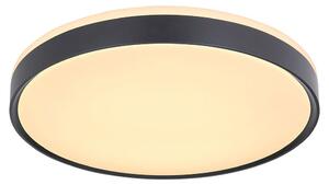 Lampada da soffitto a LED, nero, metallo, bianco, CCT