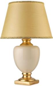 ONLI - Lampada da tavolo MOZART 1xE27/22W/230V beige/oro 75 cm