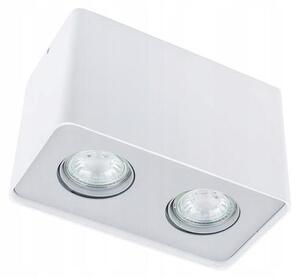 Italux FH31432S-WH Harris: moderno faretto da incasso 2xGU10 50W / LED 4W = 500 lm LED GU10 luce bianca (3000K) IP20