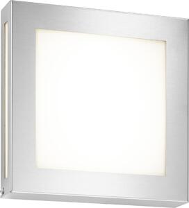 CMD 116/LED Applique piatta in acciaio inox quadrata IP44 LED 12W 3000K